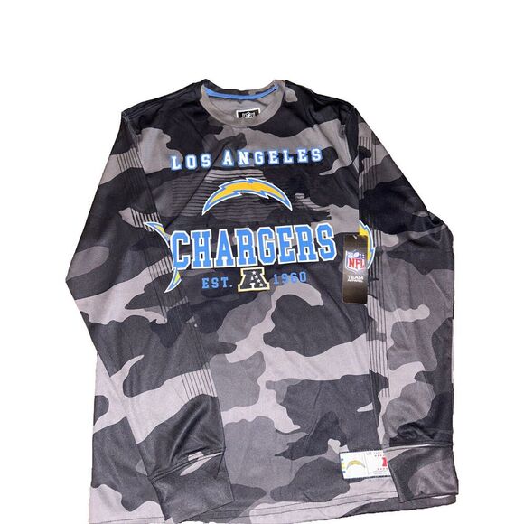 NFL Other - Los Angeles Chargers Logo Camo Long Sleeve Shirt NFL Team Apparel Men Size Small
